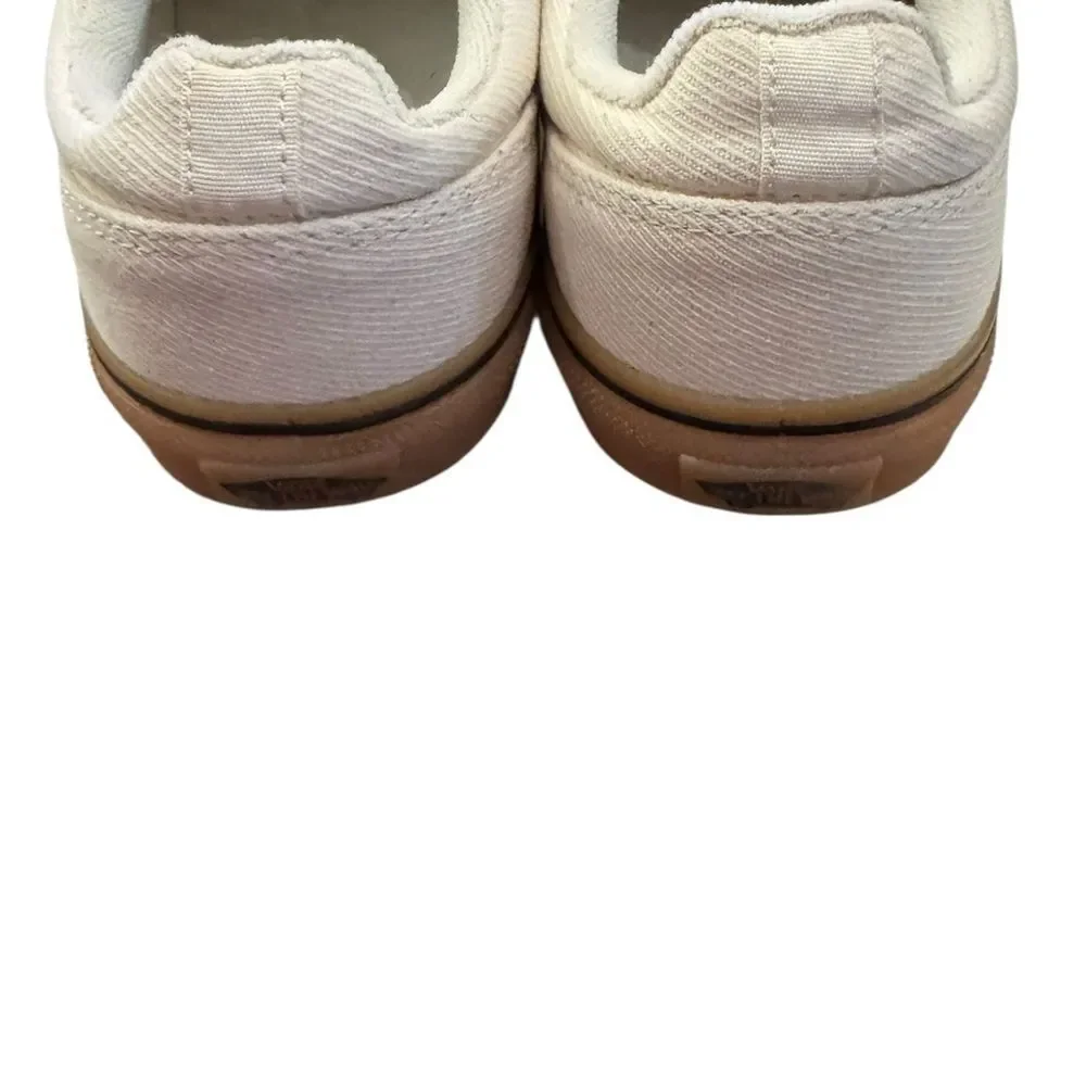 Vans Men's Seldan Creamy White Canvas Sneakers 7.5